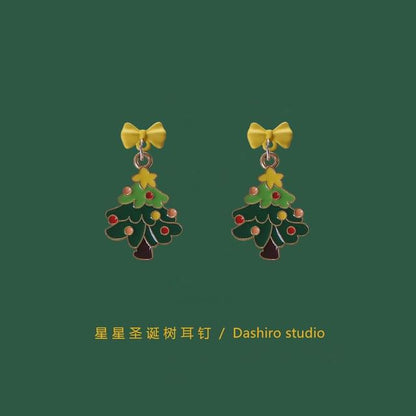 Drop Christmas On / Tree Clip Earring