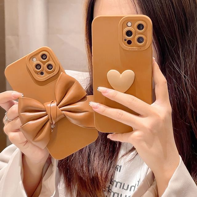Bow / Case Heart Phone