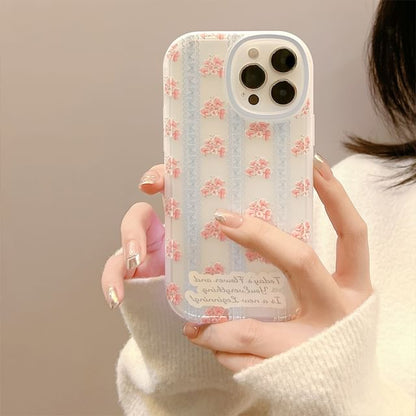 Lace Case Phone Floral Print