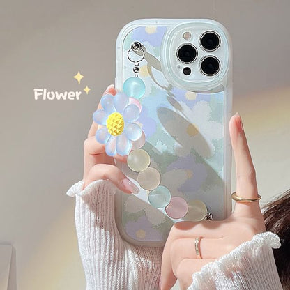 Case Floral Phone Strap