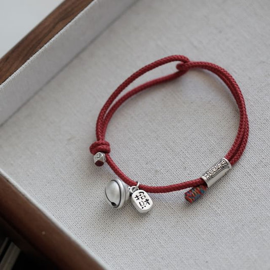 Silver Bracelet String Bell