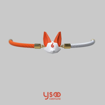 Poly Cord Low Fox Bracelet Acrylic