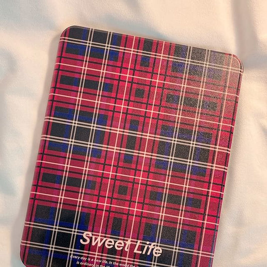 iPad Plaid Case
