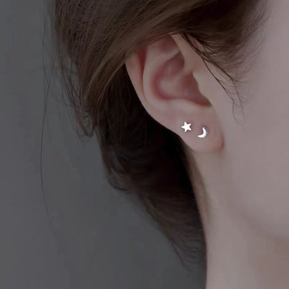 Sterling (Various Silver Designs) Stud Earring