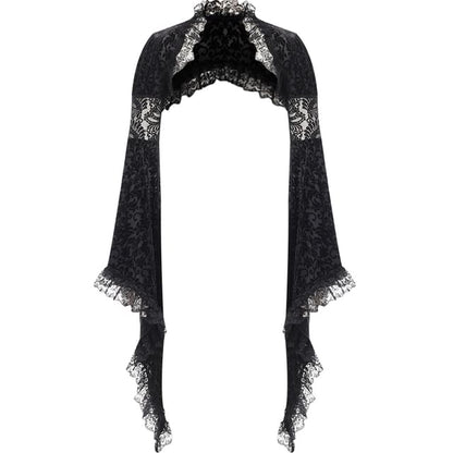 Velvet Mini Bodycon Dress & Lace Shrug