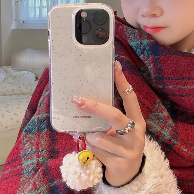 Bell Splattered Phone Pom Case