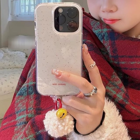 Bell Splattered Phone Pom Case