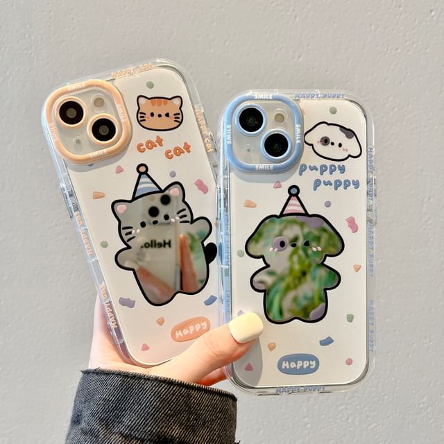 Phone Animal Mirrored Case