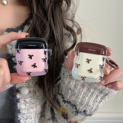 Two-Tone Pro Bow Skin Earphone Case AirPods /