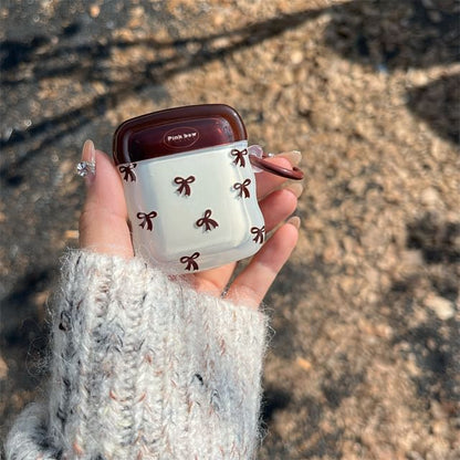 Two-Tone Pro Bow Skin Earphone Case AirPods /