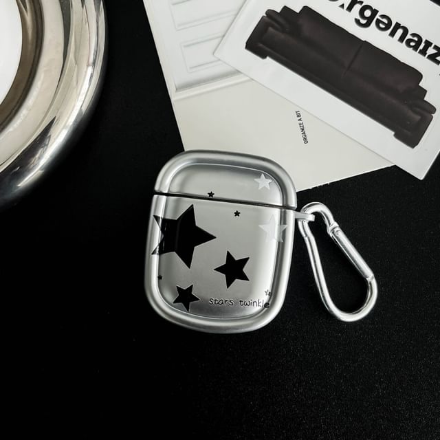 Pro With Charm Star Earphone AirPods Case / Metallic Skin
