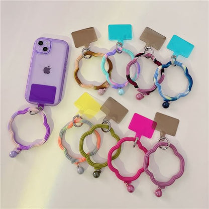 Lanyard Strap Pad Hoop Phone Wavy with
