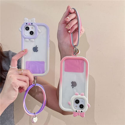 Pad Lanyard Strap Phone with Hoop Layered