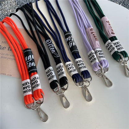 Lanyard Lettering with Phone Pad