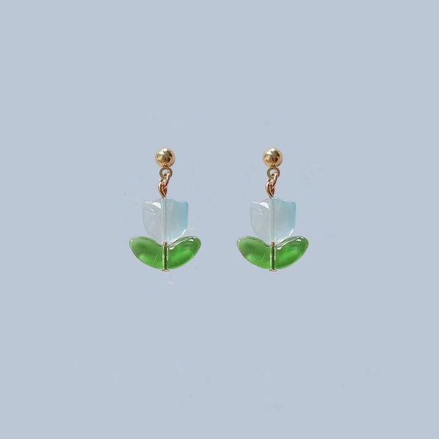 Tulip Earring Drop Alloy