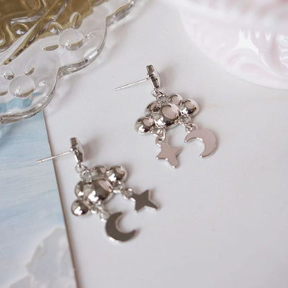 Alloy Cloud Earring Moon Dangle Star