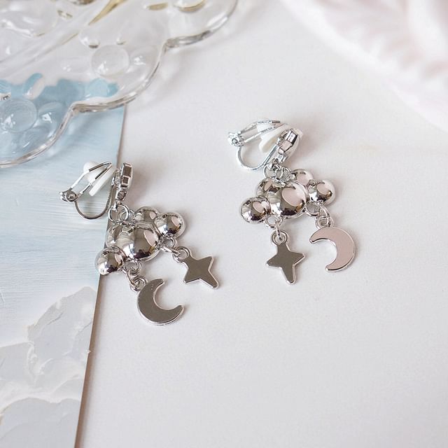 Alloy Cloud Earring Moon Dangle Star