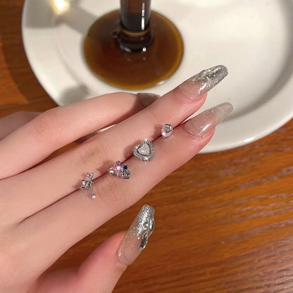 Stud Rhinestone Set Ear