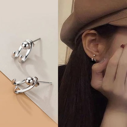 Ear Sterling Silver Stud