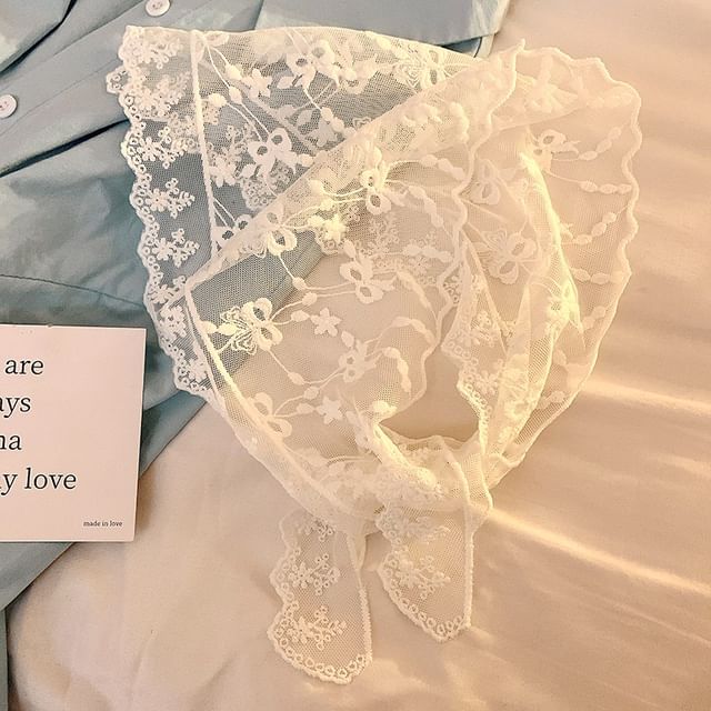 Designs) Lace (Various Triangle Scarf Head