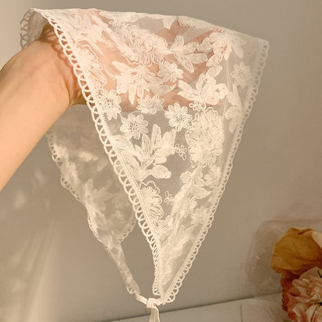 Designs) Lace (Various Triangle Scarf Head