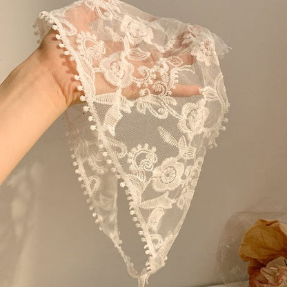 Designs) Lace (Various Triangle Scarf Head