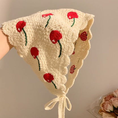 Triangle Scarf Designs) Head Embroidered (Various