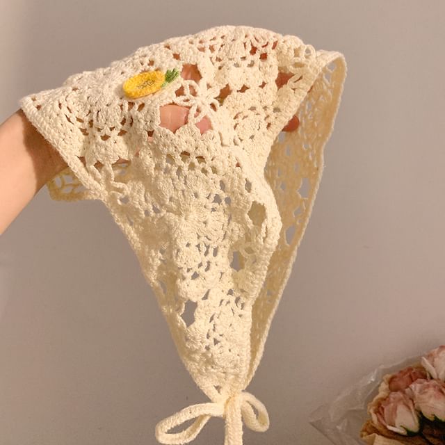 Triangle Scarf Designs) Head Embroidered (Various