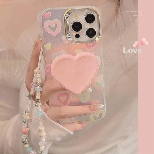 Phone Case Heart Holographic
