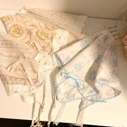 Chiffon (Various Lace Designs) Bandana