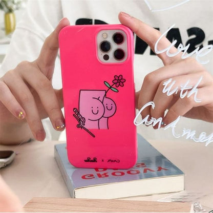 Phone Case Floral Butt