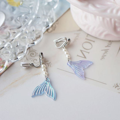 Dangle Alloy Tail Earring Designs) (Various Mermaid