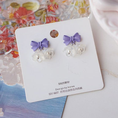 Designs) Earring (Various Alloy Floral Dangle