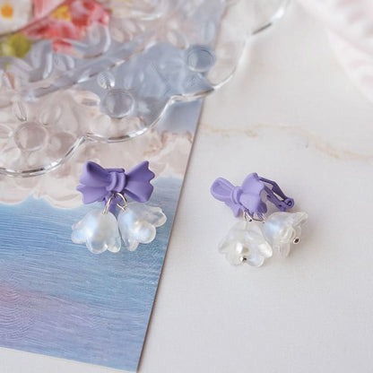 Designs) Earring (Various Alloy Floral Dangle