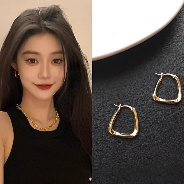 Geometric Earring Hoop