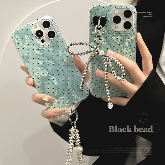 Strap Phone Polka Dot / Case Set Charm