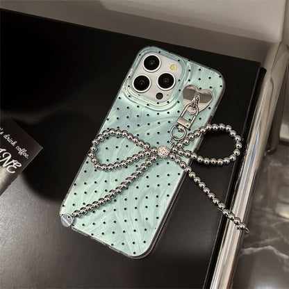 Strap Phone Polka Dot / Case Set Charm
