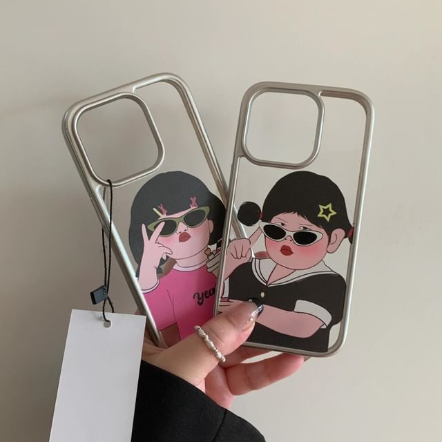Phone Girl Case Cartoon