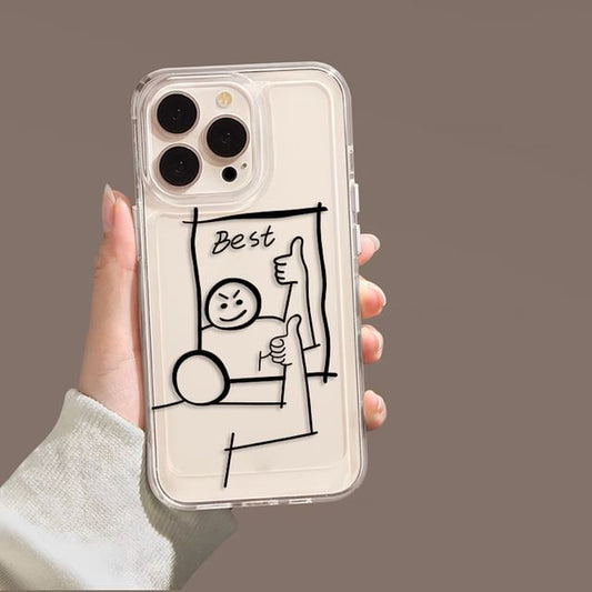Phone Cartoon Case Mirrored