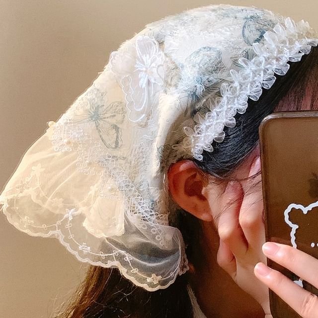 Trim Bandana Lace Designs) (Various Butterfly