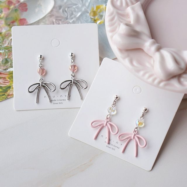 Drop On Earring / Bow Clip