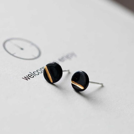 Stud Disc Earring