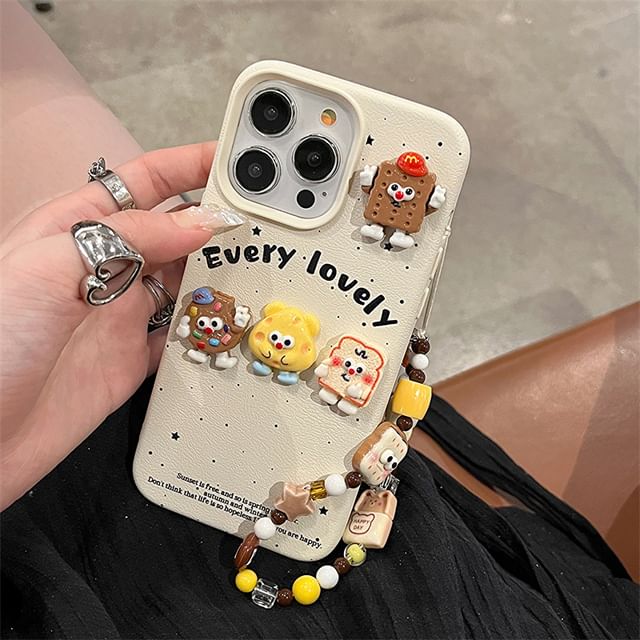 Phone / Set Strap Case Food Cartoon