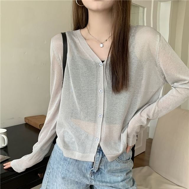 V-Neck Cardigan