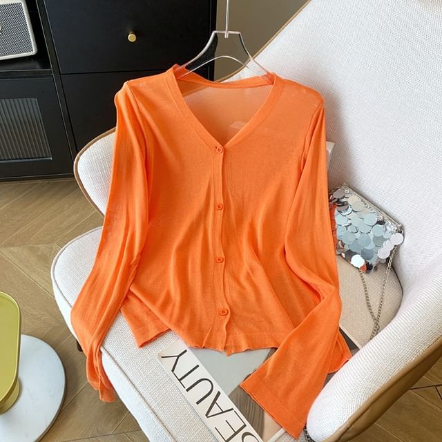V-Neck Cardigan