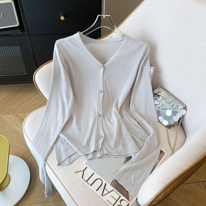 V-Neck Cardigan