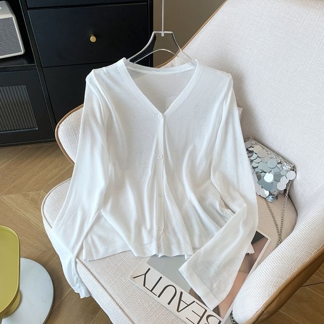 V-Neck Cardigan