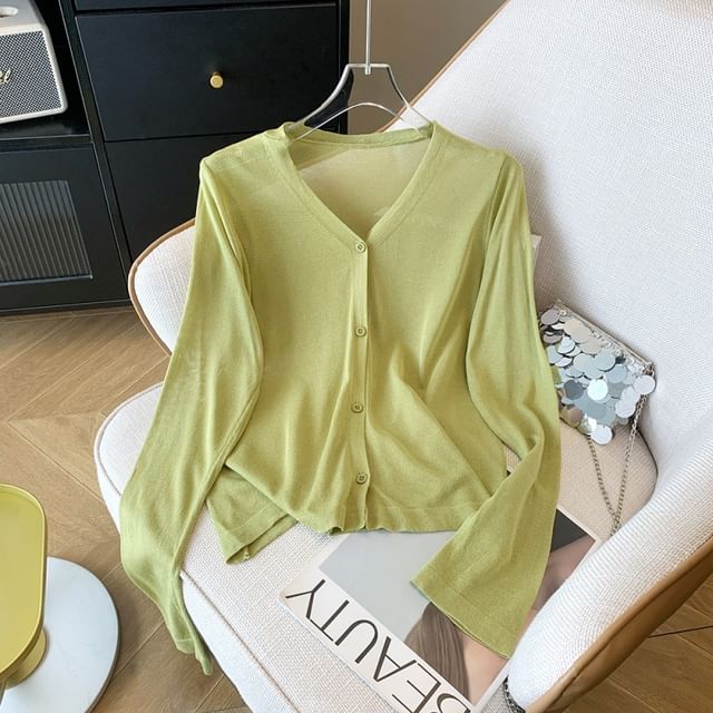 V-Neck Cardigan