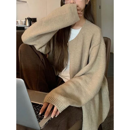 Single-Button Cardigan