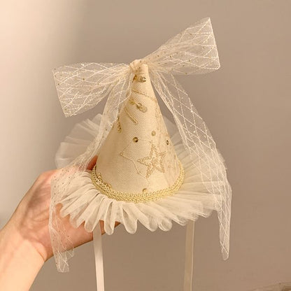 Ruffle Hat Party Embroidered